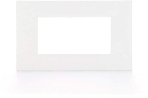 BTicino Livinglight Placca, 4 Moduli, Forma Rettangolare, Antracite