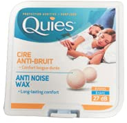 Quies Ohrstöpsel, 2Pack à 8Paar aus natürlichem Wachs