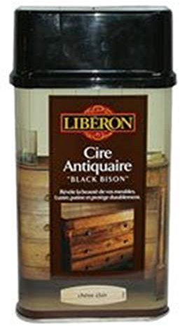 Libéron Cire antiquaire Black Bison Liquide, Chêne moyen, 0,5L