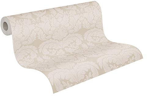 Metropolis by Michalsky Living Vliestapete Soho Tapete neo barock 10,05 m x 0,53 m beige metallic Made in Germany 303963 30396-3