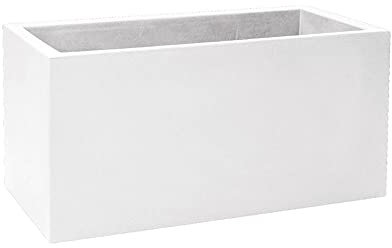Nicoli R6180B Evolution Modus - Fioriera con modus opaco, 80 cm, colore: bianco