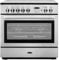 Rangemaster Professional Plus FX 90cm Electric Range Cooker with Induction Hob - Stainless Steel