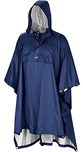 Ferrino Todomodo Mantella Impermeabile Unisex, Blu, S-M