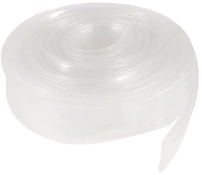 sourcing map 34 mm Dia Clear White Polyolefin Heat Shrink Tube 5.5 M 18Ft