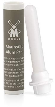 MÜHLE Styptic Pencil for Men, Alum Crystal Aftershave Stick for Razor Nicks