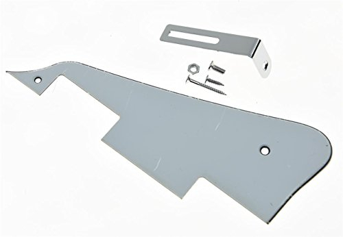 KAISH 3-lagiges LP Gitarren-Pickguard mit Chrom-Halterung für Epiphone Les Paul