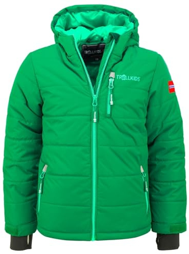 Trollkids Kids Hemsedal Snow Jacket 98, Dark Green