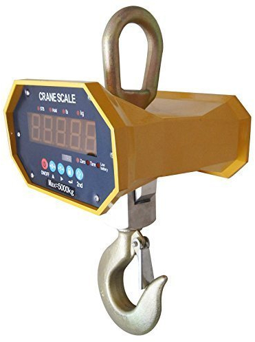 KATSU Elektronische Kranwaage 3000kg 3 Ton mit Fernbedienung, Industrielle Schwere Tragbare Digitale Hängewaage LED Display für Verteilzentrum Industrielager