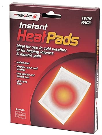 Masterplast Instant Heat Pads, Pack of 2, Heat Lasts Up to 8 Hours!