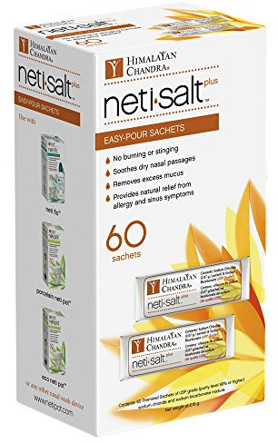 Himalayan Chandra Neti Salt Plus Refill Sachet 60ct