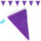 Goodymax® Wimpelkette 10 m Violett/Lila - viele weitere Farben & Farbkombinationen zur Auswahl