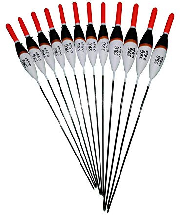 12 x Assorted Pole Floats (Pack 303R12)