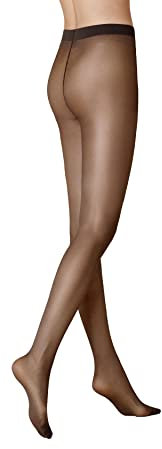 KUNERT Damen Strumpfhosen Satin Look 20 transparent glänzend 20 DEN Graphit 0420 38-40