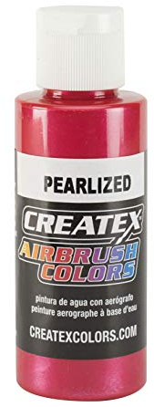 Createx - Airbrush-Farbe, ungiftig, 60 ml, Perlrot