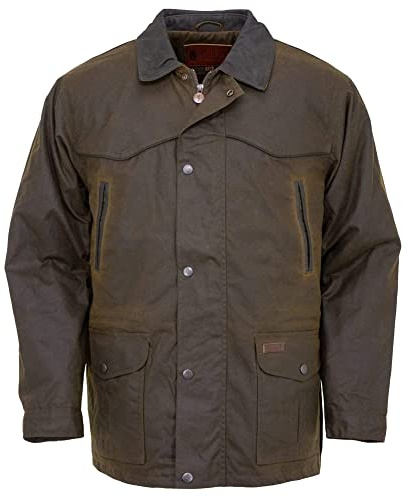 OutbackTrading Herren Wachs Jacke Pathfinder Wax, Bronze, L, 2707_BNZ