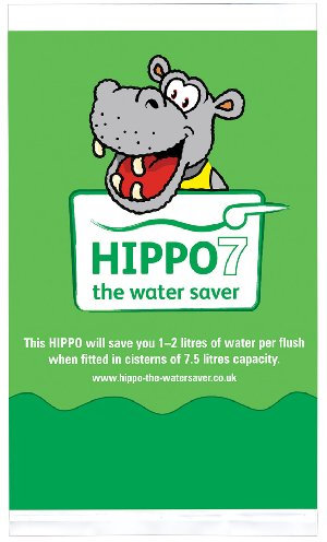 Hippo 7 The Water Saver. Save Water Every time You Flush