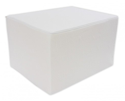 Dibapur Bandscheibenwürfel mit 3D Air Fresh Bezug - Stufenlagerung, Stufenlagerungswürfel, Stufenbett, Reha, Orthopädischer, Positurkissen, Lagerungskissen, Stufenlagerung - 55 cm x 45 cm x 35cm