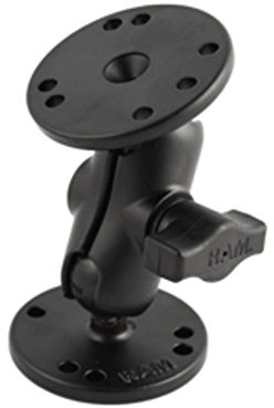 RAM-B-101-A Mount with Short 1 Ball Arm with Round Bases