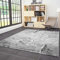 VIMODA Designer Teppich Modern Steinmauer Marmor Optik in Grau, Maße:200 x 290 cm