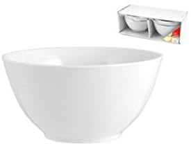 Royal Norfolk 9370000 Confezione 4 Bolo Cereali PCL BB, 15 cm, Porcellana, Bianco, 4 unità