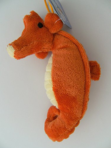 Unbekannt Stofftier Seepferdchen 15 cm, orange, Seepferd Plüschtier Kuscheltier