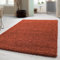 Carpetsale24 Shaggy Hochflor Teppich, 60x110 cm, Terrakotta, weich, flauschig, modern, einfarbig, Für Flur oder kleine Räume, für Wohnzimmer Schlafzimmer Flur