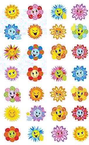 AVERY Zweckform 53137 Papier Sticker Blume 56 Aufkleber