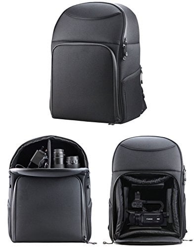 Navitech Rugged Black & Blue Carry Backpack/Rucksack/Case for Sony PMW-EX3 XDCAM Camera/Camcorder