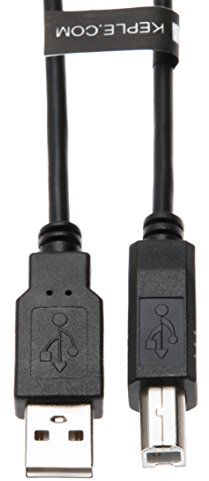 Cable USB Imprimante 1m Compatible avec Epson Expression Home XP-235 / XP-245 / XP-332 / XP-335 XP-342 XP-432 / XP-442 / XP-760 / EcoTank ET-4500 / WorkForce WF-2630 Cordon Imprimantes 1 metres (1 m)