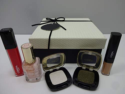 L'Oreal Beauty Bundle Make Gift Set For Her, Eyeshadow, Nail Colour, Lip Gloss Set