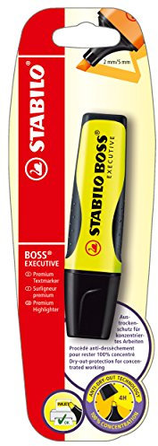 Premium-Textmarker - STABILO BOSS EXECUTIVE - gelb