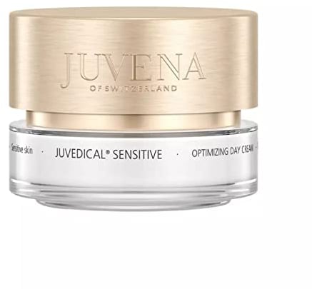 Juvena Optimizing Day Cream 50 ml – Anti-Age Tagescreme für empfindliche Haut – wirkt Hautalterung entgegen – Mit Panthenol, Aloe Vera, Sheabutter, Argan- & Macadamianussöl – Für empfindliche Haut