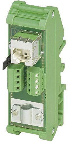 PHOENIX CONTACT FL-PP-RJ45-SC Patch-Panel, eine RJ45-Buchse auf 8 Schraubanschlussklemmen (1:1-Belegung), CAT5e, 10/100/1000 MBit/s, 10 Stück