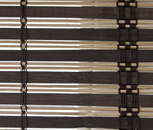 VERDELOOK Africa, Tapparella in Listelli di Bamboo, 200x300 cm, Marrone Scuro