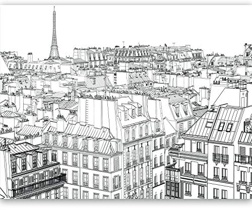 Papier peint murando intissé 450x270 cm Décoration Murale XXL Poster Tableaux Muraux Tapisserie Photo Trompe l'oeil Paris 10060904-35