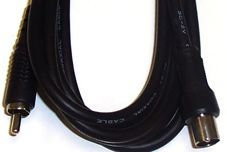 RF Phono to Coaxial Video TV Lead Cable for Retro Games Consoles 2m