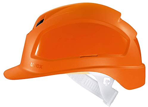 Uvex Pheos B Schutzhelm - Belüfteter Arbeitshelm für die Baustelle - Orange Orange