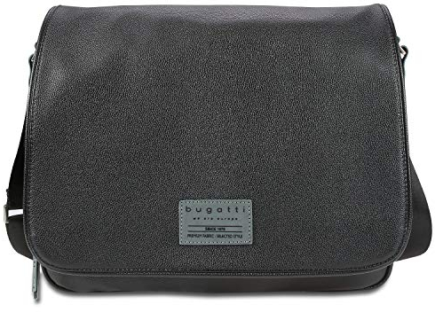 Bugatti Frühjahr-Sommer 2014 Umhängetasche, 36 cm, Schwarz, 36 cm