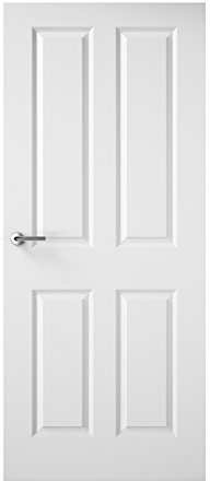 Premdor 23737 726 x 2040 x 44 mm 4-Panel Textured FD30 Interior Fire Door
