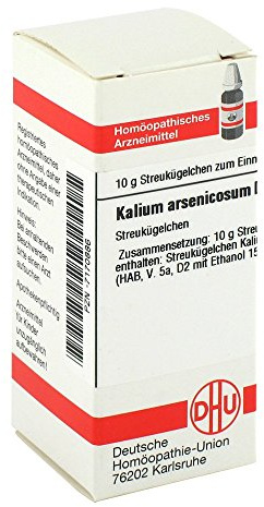 DHU Kalium arsenicosum D6 Streukügelchen, 10 g Globuli