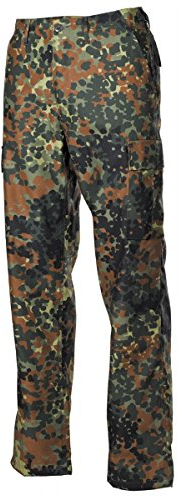 MFH Homme Pantalon de Combat US BDU Flecktarn Taille L