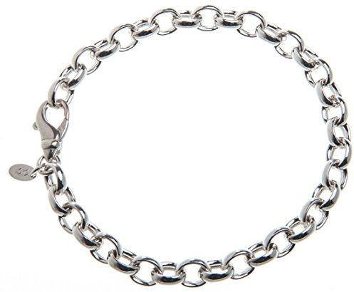 Erbskette Armband 7mm - 925 Sterling Silber, Länge 20cm
