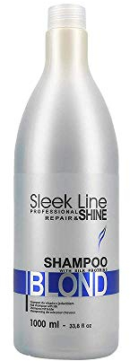 Stapiz Sleek Line Blond Shampoo 1 l, 2 Stück