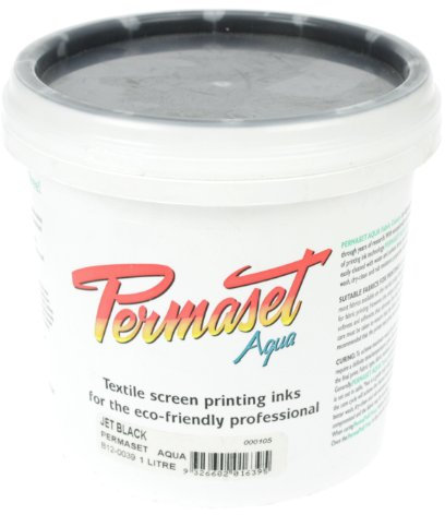 Permaset Aqua 1 Liter Jet – Schwarz