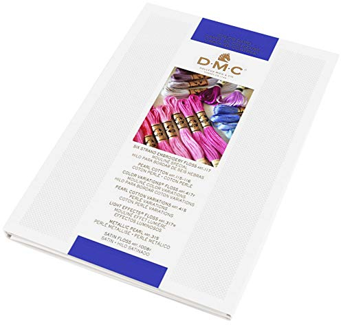 DMC COLORCRD Stickgarn, 12-seitig, bedruckte Farbkarte