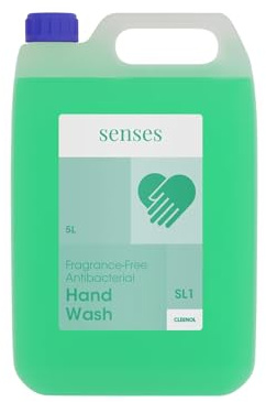 Cleenol 077019X5 Bactericidal Liquid Soap, Green, 5 Litre packaging may vary