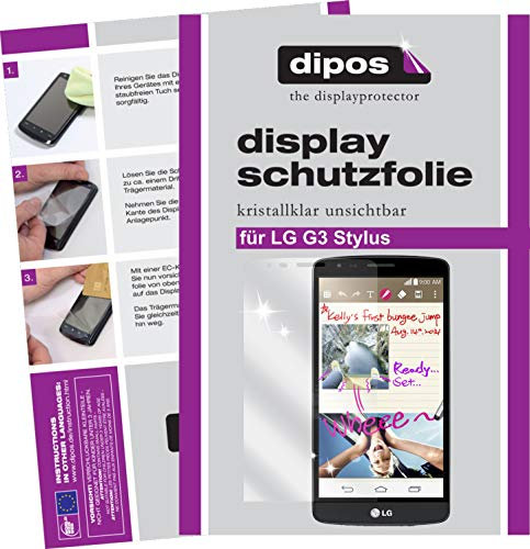Dipos Films de protection transparents pour différents modèles de smartphone LG LG G3 Stylus 2 Stück