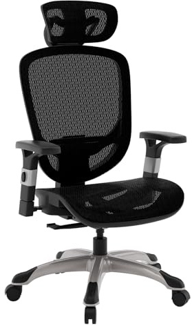 Staples Hyken Ergonomic Mesh Task Chair, Lumbar Support, Swivel, Black