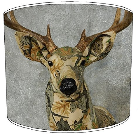 Premier Lampshades - 20cm Tischlampe Lampenschirm mit Hirsch Reh Aufdruck - 30cm