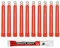 Cyalume SnapLight Knicklichter in Rot (10-er Pack) - 15 cm Glow Sticks mit Haken am Ende - ultra helle Light Sticks mit einer Leuchtdauer von 12 Stunden